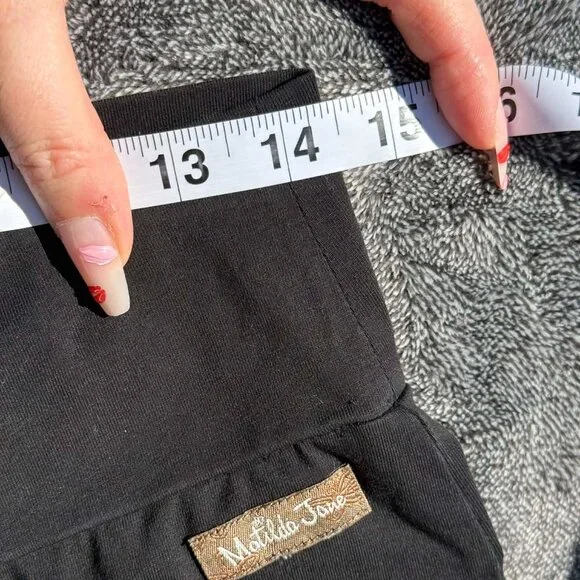 Matilda Jane Black Wide Leg Pants | Minimalist Clean Girl Boho Casual Chic 3071 - Picture 4 of 10